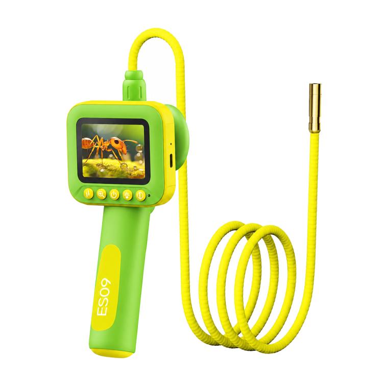 ES09 Kids Endoscope Camera 2.4 inch Screen Inspection Scope IP67 Waterproof Snake Camera Toy