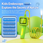 ES09 Kids Endoscope Camera 2.4 inch Screen Inspection Scope IP67 Waterproof Snake Camera Toy