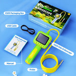 ES09 Kids Endoscope Camera 2.4 inch Screen Inspection Scope IP67 Waterproof Snake Camera Toy