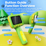 ES09 Kids Endoscope Camera 2.4 inch Screen Inspection Scope IP67 Waterproof Snake Camera Toy