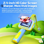 ES09 Kids Endoscope Camera 2.4 inch Screen Inspection Scope IP67 Waterproof Snake Camera Toy