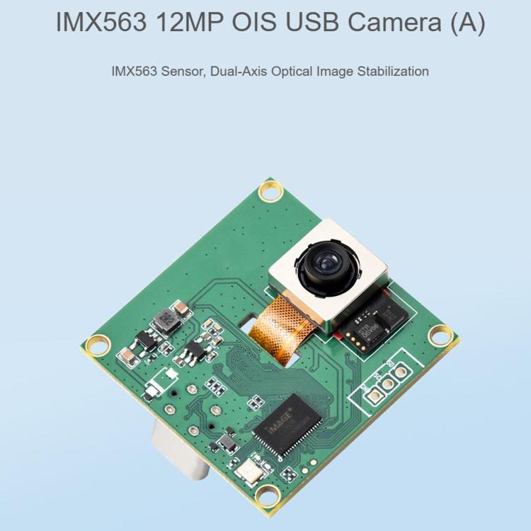 IMX563 12MP OIS USB Camera Autofocus Dual-Axis Optical Image Stabilization (OIS) USB 2.0 Type-C Port, 35687