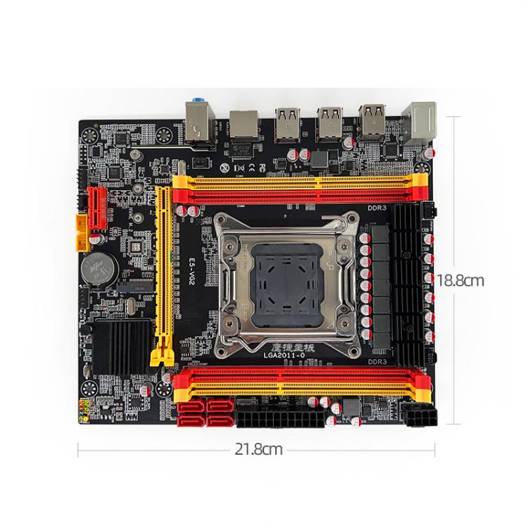 YINGJIE X79-VG2 LGA 2011 Micro-ATX Motherboard H61 Chipset 4x DDR3 Slots Max 64GB, X79-VG2
