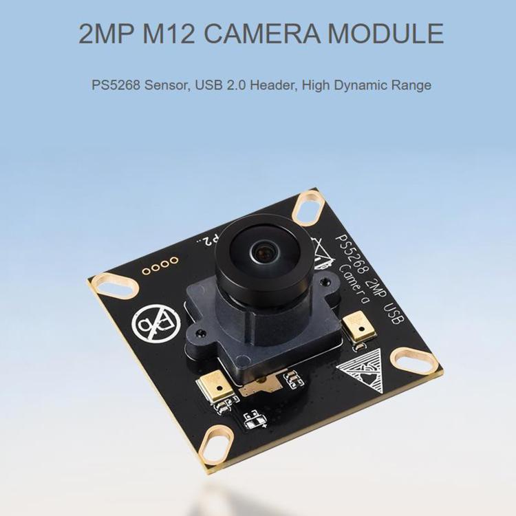 PS5268 2MP M12 Camera Module Type B USB 2.0 Header High Dynamic Range, 35496