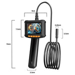 Industrial Endoscope Camera 2.8 inch IPS Inspection Scope IP67 Waterproof Borescope, ES07