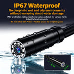 Industrial Endoscope Camera 2.8 inch IPS Inspection Scope IP67 Waterproof Borescope, ES07