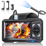 ES01 Industrial Endoscope Camera 4.3 inch IPS Inspection Scope IP67 Waterproof Borescope, No Memory Card, With 32GB Memory Card
