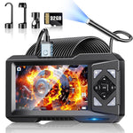 ES01 Industrial Endoscope Camera 4.3 inch IPS Inspection Scope IP67 Waterproof Borescope, No Memory Card, With 32GB Memory Card