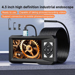 ES01 Industrial Endoscope Camera 4.3 inch IPS Inspection Scope IP67 Waterproof Borescope, No Memory Card, With 32GB Memory Card