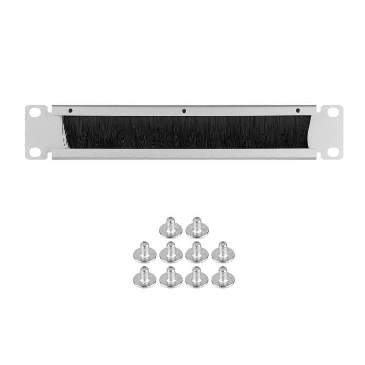 WAVESHARE For HomeRack 10 inch Cabinet Accessories, 0.5U 12-Port Blank Patch Panel, 1U 10-Port Universal Patch Panel, 1U Brush Cable Management Panel, 1U SBC Shelf, 1U Universal Large Shelf with Support Brackets, 1U Blank Panel, 50 PCS/Pack M4x6mm Screws