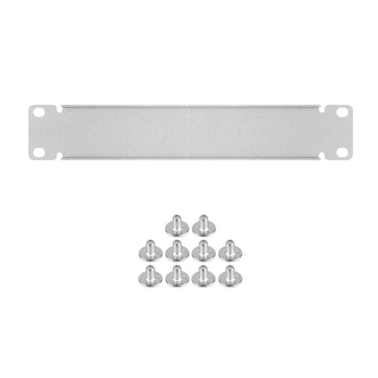 WAVESHARE For HomeRack 10 inch Cabinet Accessories, 0.5U 12-Port Blank Patch Panel, 1U 10-Port Universal Patch Panel, 1U Brush Cable Management Panel, 1U SBC Shelf, 1U Universal Large Shelf with Support Brackets, 1U Blank Panel, 50 PCS/Pack M4x6mm Screws