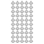WAVESHARE For HomeRack 10 inch Cabinet Accessories, 0.5U 12-Port Blank Patch Panel, 1U 10-Port Universal Patch Panel, 1U Brush Cable Management Panel, 1U SBC Shelf, 1U Universal Large Shelf with Support Brackets, 1U Blank Panel, 50 PCS/Pack M4x6mm Screws