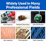W01A Wireless Digital Microscope 1000X Handheld WiFi Borescope With 8 LED Lights, Rechargeable