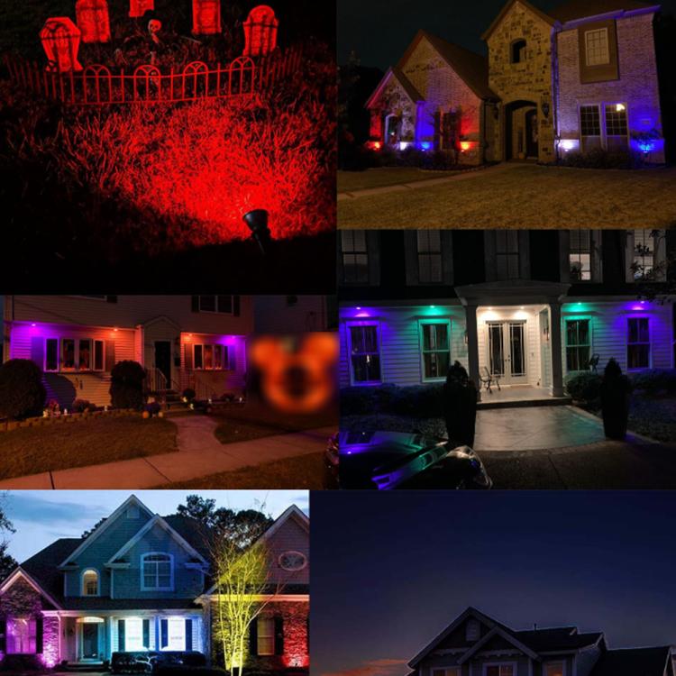 E26 / E27 PAR38 RGB LED Flood Light Bulb 20W Dimmable Color Changing Spotlight with Remote