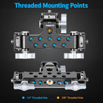 FOMITO Aluminum Alloy Three-Position Live Streaming Tripod Head Base