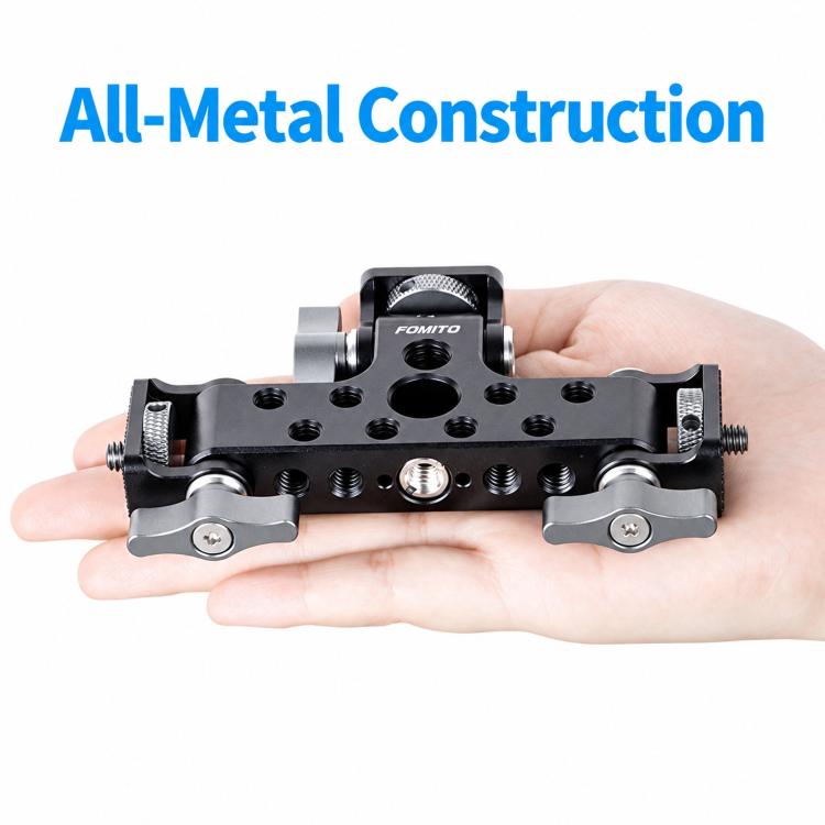 FOMITO Aluminum Alloy Three-Position Live Streaming Tripod Head Base
