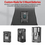 FOMITO Live Streaming V-Mount Battery Backpack Hanging Plate Mobile Wireless Video & Cloud Switcher Back Frame
