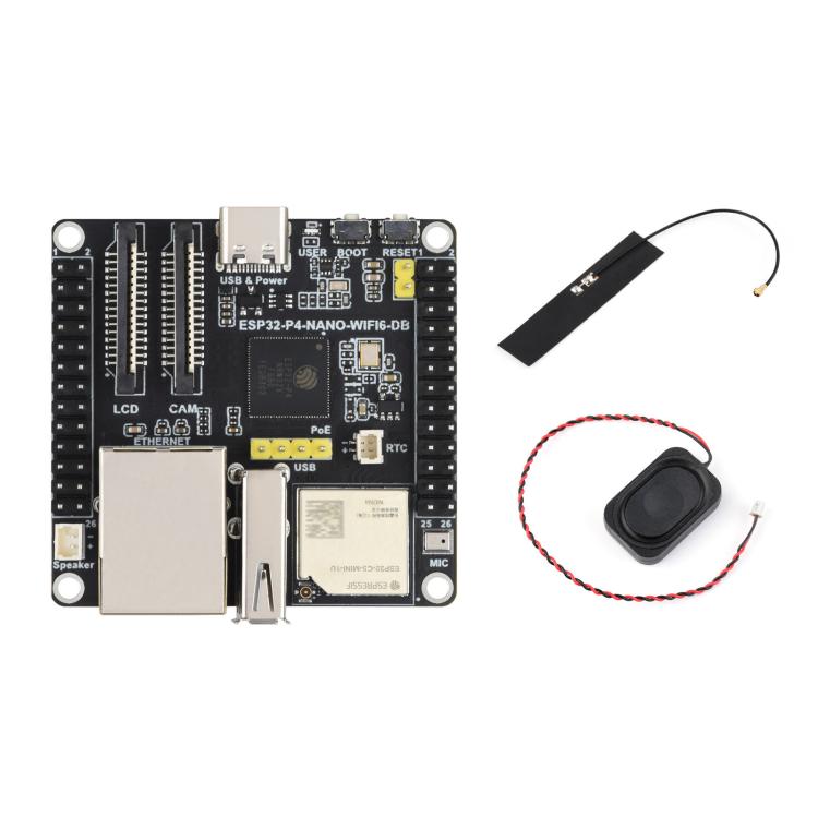 Waveshare ESP32-P4-NANO-WIFI6-DB Development Board, Basic Kit, Kit A, Kit B, Kit C, Kit D