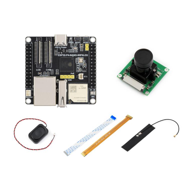 Waveshare ESP32-P4-NANO-WIFI6-DB Development Board, Basic Kit, Kit A, Kit B, Kit C, Kit D