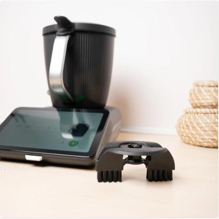 For Thermomix TM7 / TM6 / TM5 Automatic Bow Cleaning Brush Attachment Mixing Bowl Scrubber, Bow Cleaning Brush