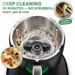 For Thermomix TM7 / TM6 / TM5 Automatic Bow Cleaning Brush Attachment Mixing Bowl Scrubber, Bow Cleaning Brush