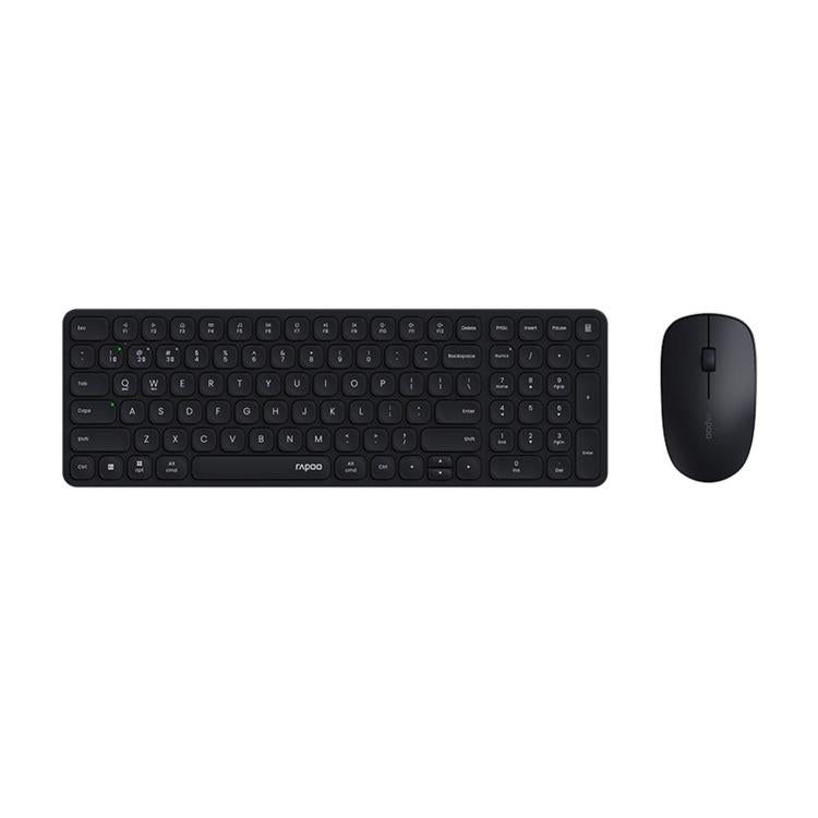 Rapoo Ultra-Thin Multi-Device Wireless Keyboard Mouse Combo, Bluetooth 5.0/2.4G Silent Desktop Set, 9000S White 78-Key, 9300S Dark Gray 99-Key, 9000S Dark Gray 78-Key, 9300S White 99-Key