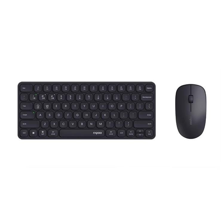 Rapoo Ultra-Thin Multi-Device Wireless Keyboard Mouse Combo, Bluetooth 5.0/2.4G Silent Desktop Set, 9000S White 78-Key, 9300S Dark Gray 99-Key, 9000S Dark Gray 78-Key, 9300S White 99-Key