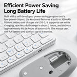 Rapoo Ultra-Thin Multi-Device Wireless Keyboard Mouse Combo, Bluetooth 5.0/2.4G Silent Desktop Set, 9000S White 78-Key, 9300S Dark Gray 99-Key, 9000S Dark Gray 78-Key, 9300S White 99-Key