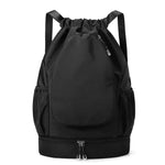Portable Oxford Cloth Badminton Backpack Sports Drawstring Bag