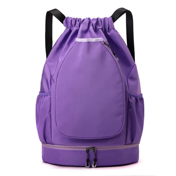 Portable Oxford Cloth Badminton Backpack Sports Drawstring Bag