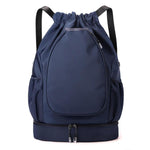 Portable Oxford Cloth Badminton Backpack Sports Drawstring Bag