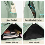 Portable Oxford Cloth Badminton Backpack Sports Drawstring Bag