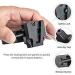 FOMITO V-Type Mounting Plate With Crab Clamp Tripod Fixed Super Clamp, V-Type Mounting Plate