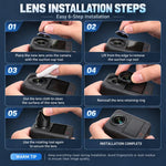 For DJI Osmo 360 II Replacement Lens Kit, 1 Lens, 2 Lens