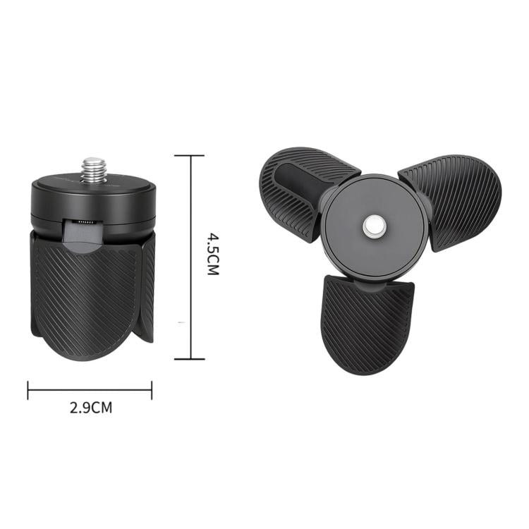 For DJI Osmo Pocket 3 / 4 / Insta360 Luna Ultra Mini Quick Release Tripod, Tripod, Tripod + Adapter + Force-securing Screw
