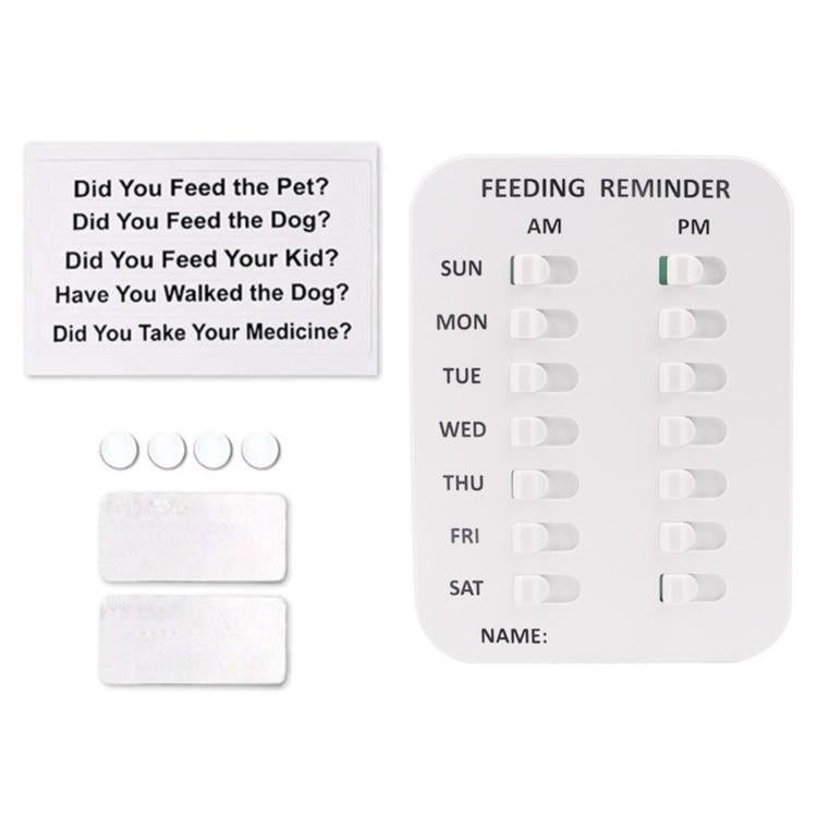 Pet Daily Activity And Feeding Log Sign