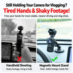 For DJI Osmo Pocket 4P / 4 / 3 Magnetic Car Dashboard Mount Multi-Angle Camera Holder