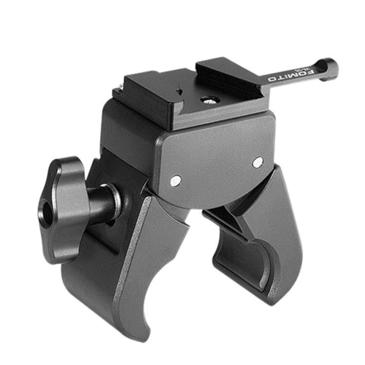 V-Mount Battery Hanging Plate With Crab Clamp Tripod Fixed Battery Bracket, VK-08