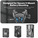 V-Mount Battery Hanging Plate With Crab Clamp Tripod Fixed Battery Bracket, VK-08