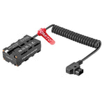 FOMITO NP-F Battery Port 3-Way Converter D-Tap To NP-F550/F970/F750 Dual Side Dummy Battery, NP-F Battery Port 3-Way Converter