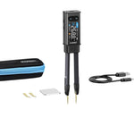 FNIRSI High-Precision Handheld Digital LCR Tweezers Component Tester, Tweezers Tips, Tweezers + Kelvin Clips