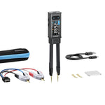 FNIRSI High-Precision Handheld Digital LCR Tweezers Component Tester, Tweezers Tips, Tweezers + Kelvin Clips