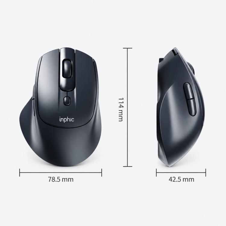Inphic M2 Rechargeable Wireless Ergonomic Mouse 2.4G Silent Computer Mice