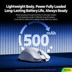 Inphic Lightweight Wireless Ultra-Light Gaming Mouse, IN6 White, IN6 PRO White