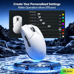 Inphic Lightweight Wireless Ultra-Light Gaming Mouse, IN6 White, IN6 PRO White
