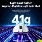 Inphic Lightweight Wireless Ultra-Light Gaming Mouse, IN6 White, IN6 PRO White