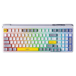 Inphic 1.5m Wired Gaming Keyboard 98 Keys Compact Mechanical Feel Keyboard With RGB Backlit, V98 Black Gray, V98 White Gray, V98 Pro With Knob Black Gray, V98 Pro With Knob White Gray