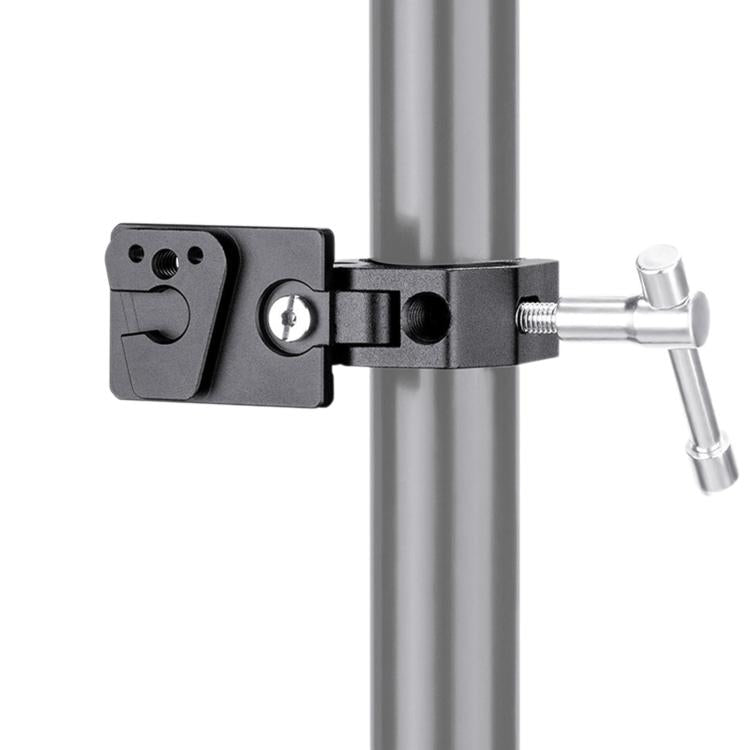 FOMITO V-Mount Male Connector Crab Clamp Multi-Function Monitor Tripod Heavy Duty Clamp, V-Mount Male Connector Crab Clamp