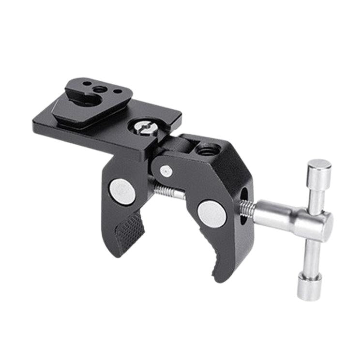 FOMITO V-Mount Male Connector Crab Clamp Multi-Function Monitor Tripod Heavy Duty Clamp, V-Mount Male Connector Crab Clamp