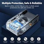 FOMITO NP-45W Multi-Function NP-F Battery Plate Multi-Port Output Battery Power Supply Base, NP-45W